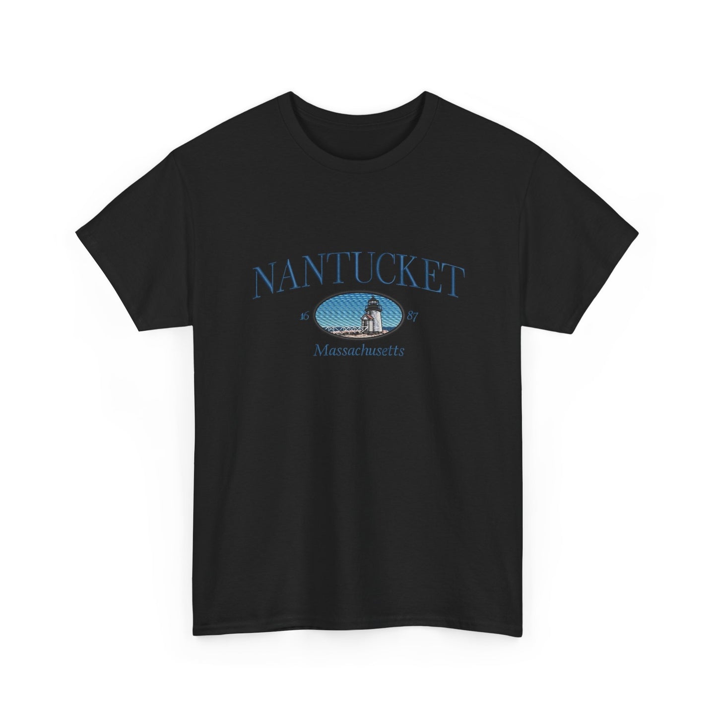 Nantucket Massachusetts Graphic T Shirt NEW Unisex Heavy Cotton Tee