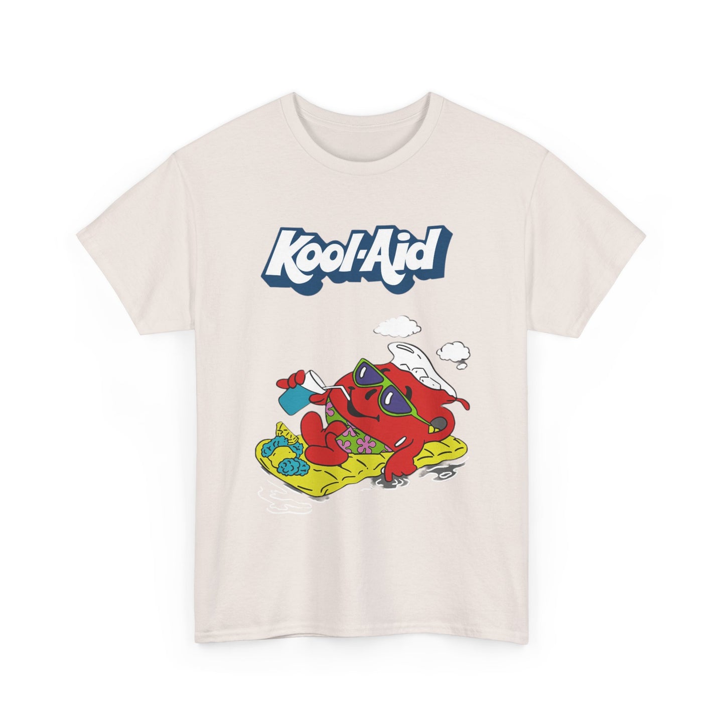 Kool Aid Shirt Retro Logo Funny Gift Punch Retro Vintage Unisex Heavy Cotton Tee