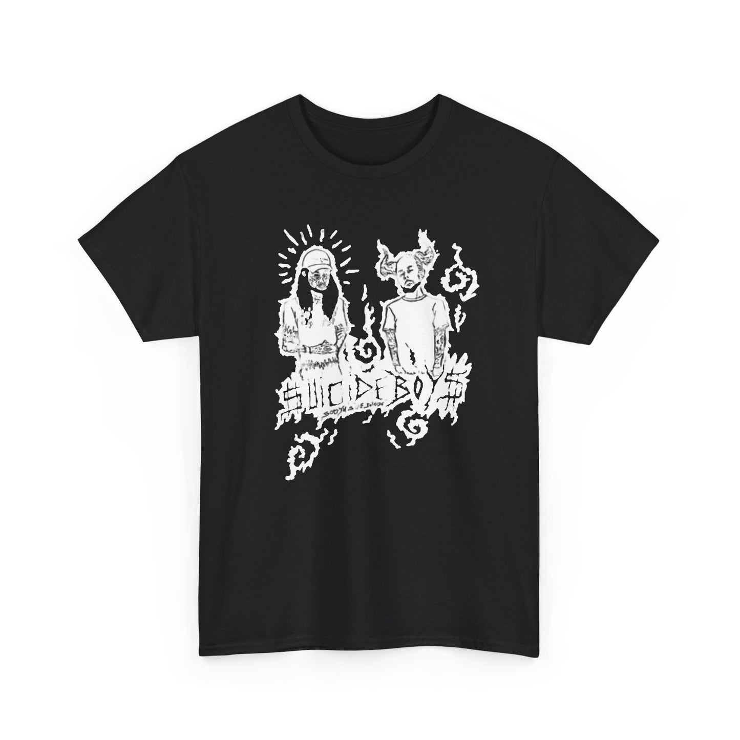 Suicide Boys Graphic T Shirt Retro Rap Rock Merch Unisex Heavy Cotton Tee