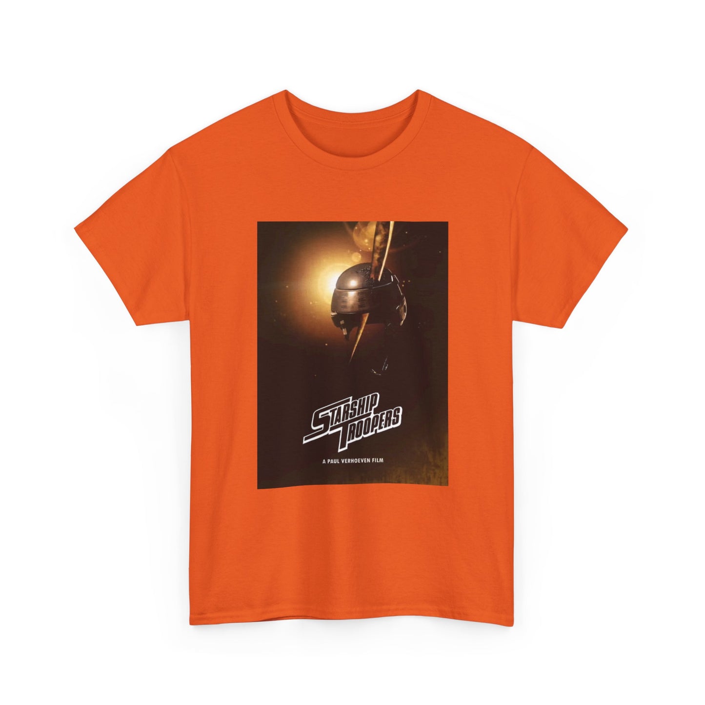 StarShip Troopers Tshirt Retro Action Movie Vintage Unisex Heavy Cotton Tee