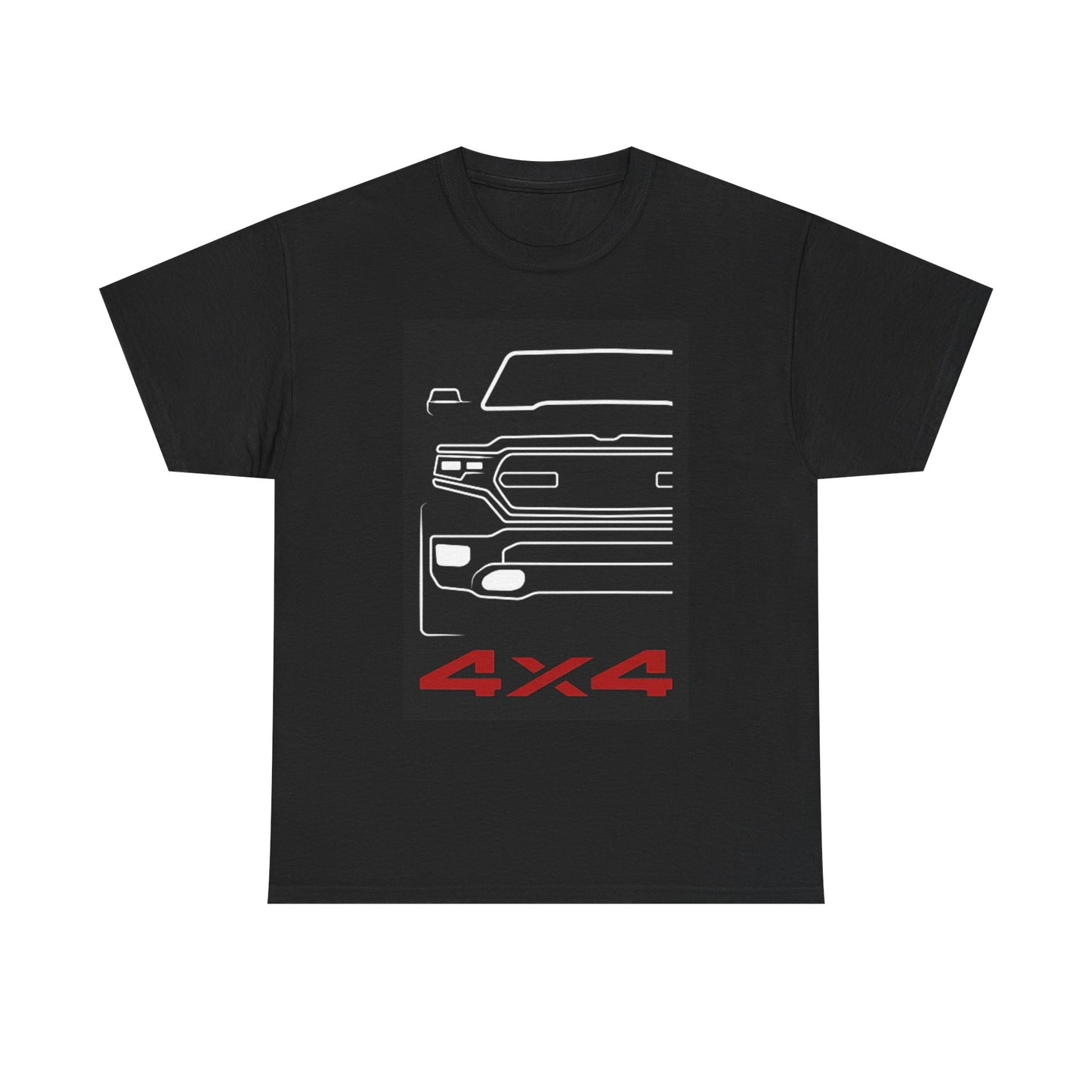 Ram 4x4 Graphic T Shirt Offroading Retro Outdoors Unisex Heavy Cotton Tee
