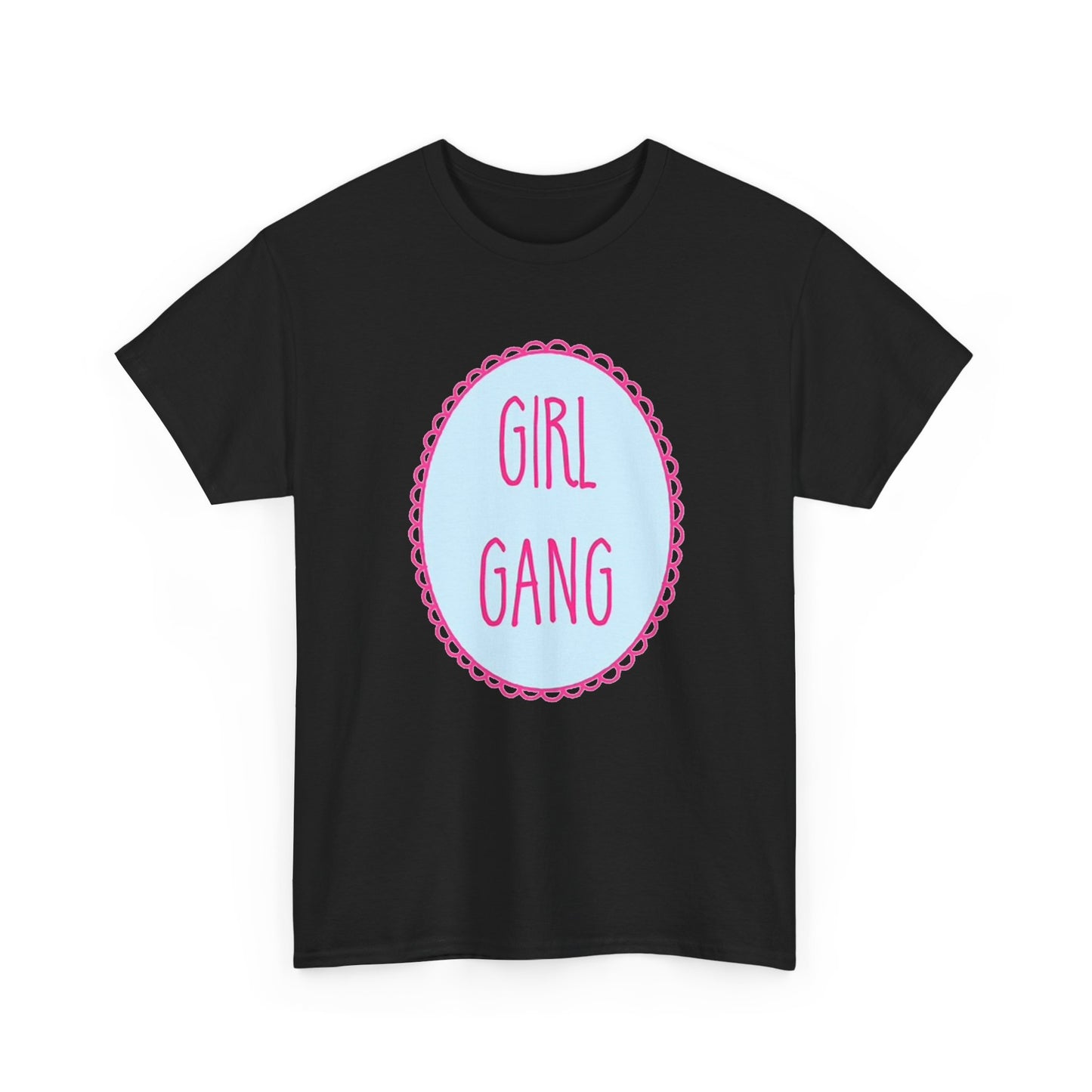 Girl Gang T Shirt Baby Shower Reveal Graphic Unisex Heavy Cotton Tee
