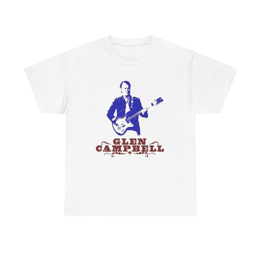 Glen Campbell Graphic T Shirt NEW ADULT TEE VINTAGE