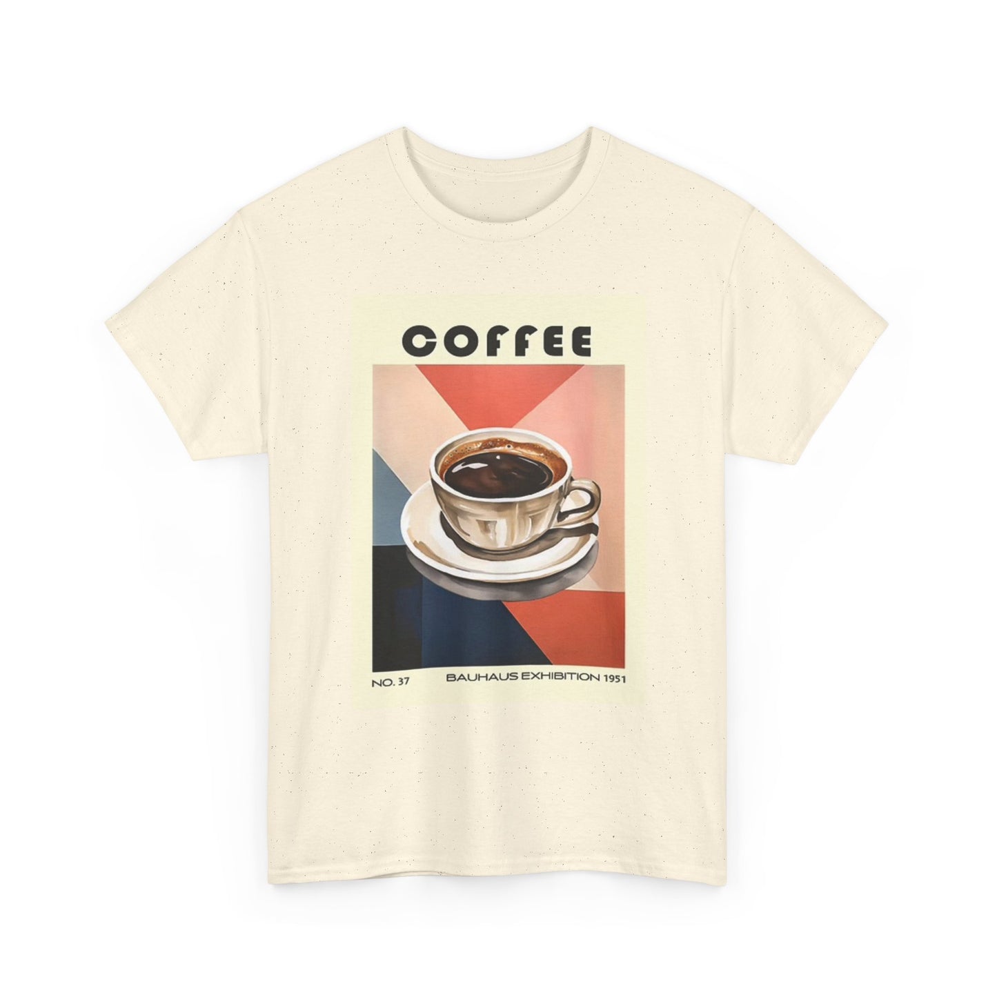 Coffee Graphic T Shirt Retro Poster Unisex Heavy Cotton Tee