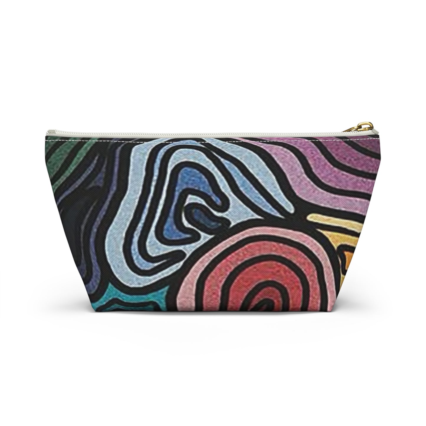 Painting All Over Print Travel Bag Multi Color Accessory Pouch w T-bottom