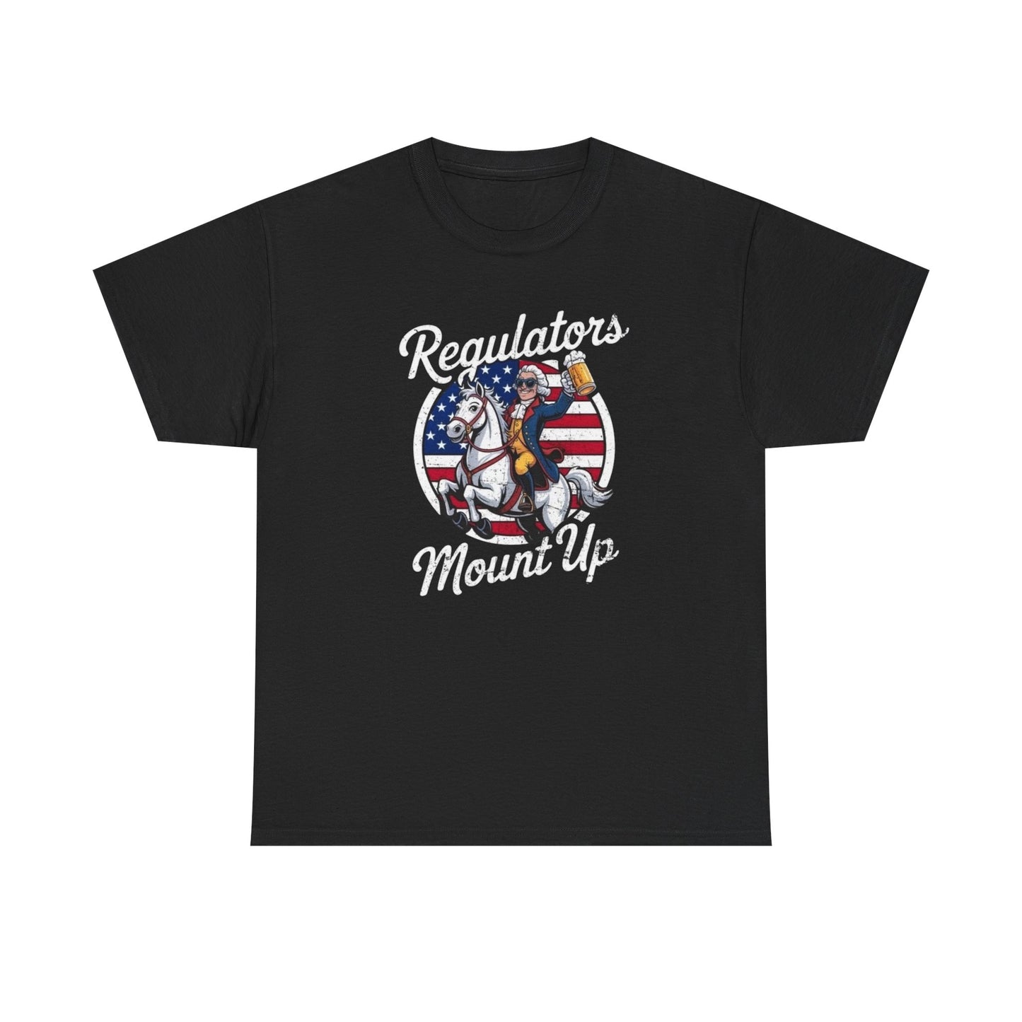 Regulators Mount Up 1776 Graphic T-Shirt Unisex Heavy Cotton Tee NEW