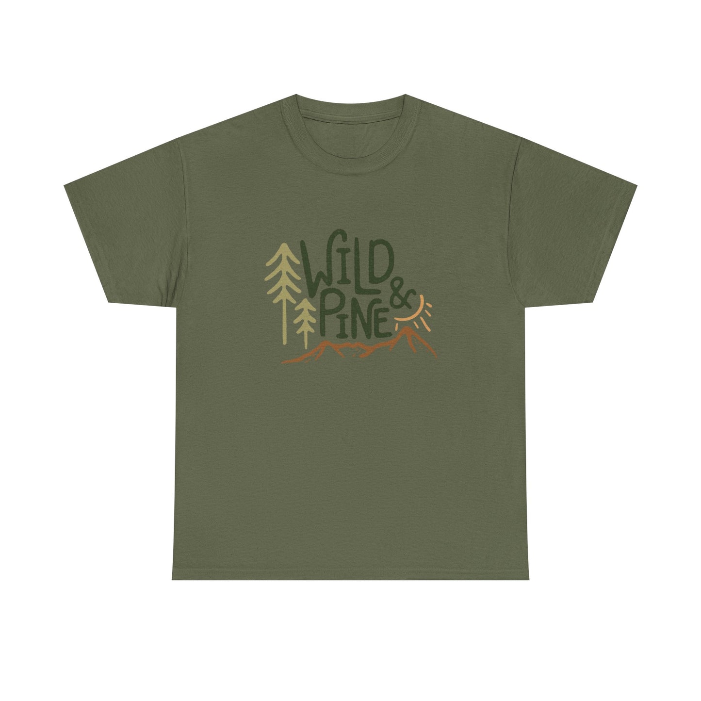 Wild And Pine Outdoors Graphic T Shirt NEW ADULT