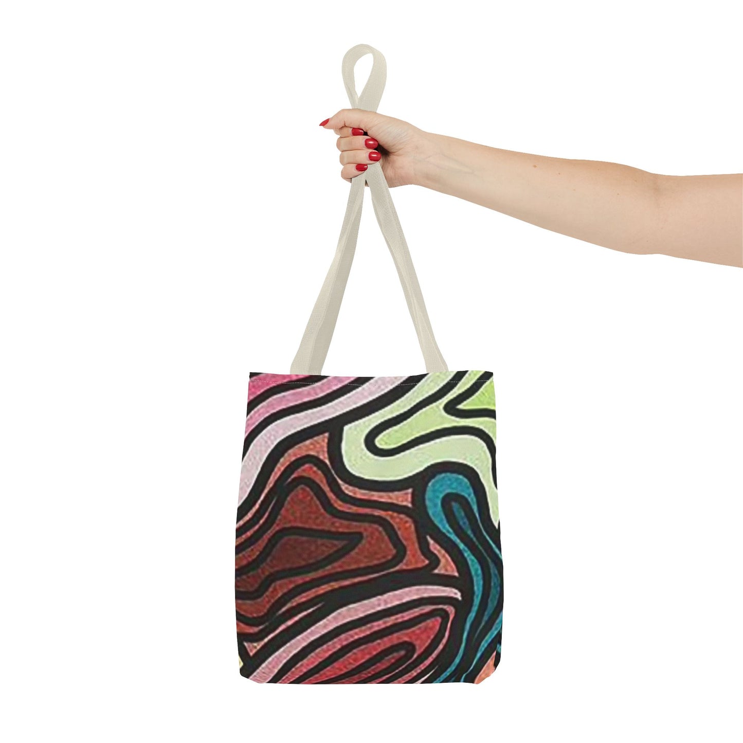 70s Multi Color BRAND NEW MODERN Tote Bag (AOP)