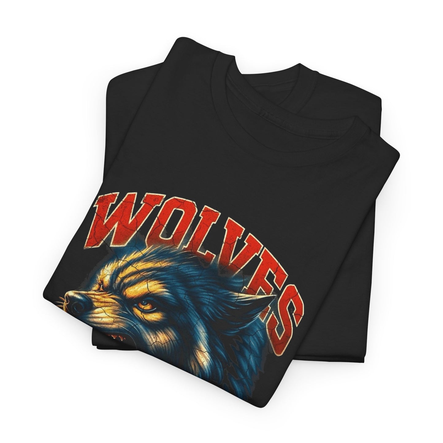 Classic Wolves Graphic T Shirt Unisex Heavy Cotton Tee