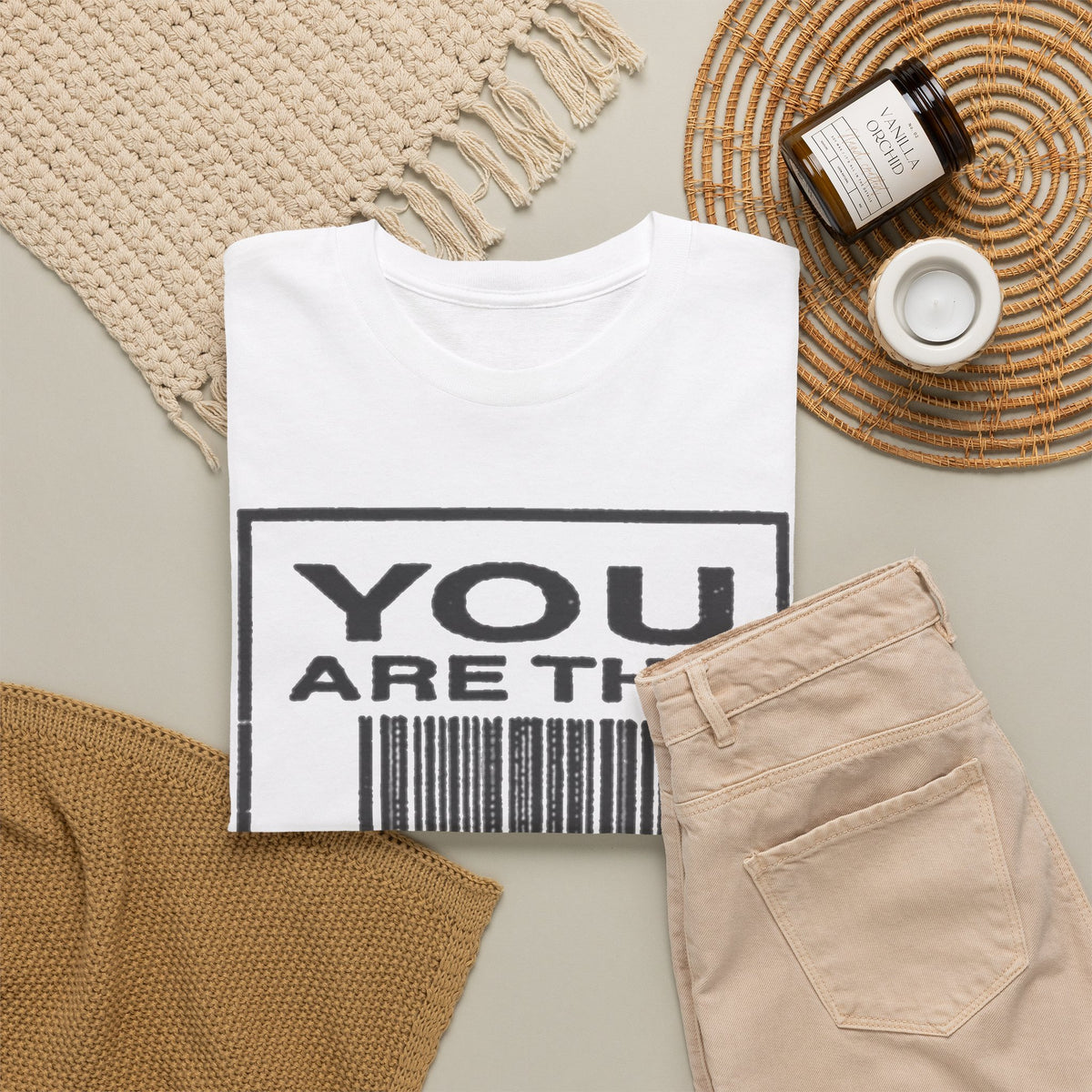 You Are the Product Barcode Graphic T-Shirt Men's Tee