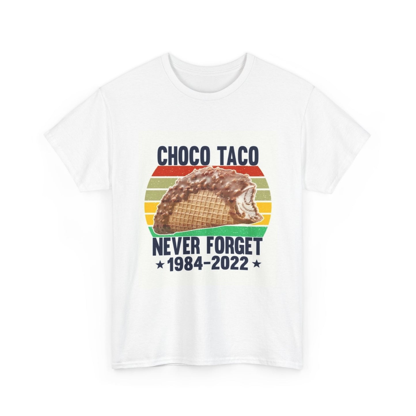 Choco Taco Shirt Vintage Funny Ice Cream Retro 90s Unisex Heavy Cotton Tee