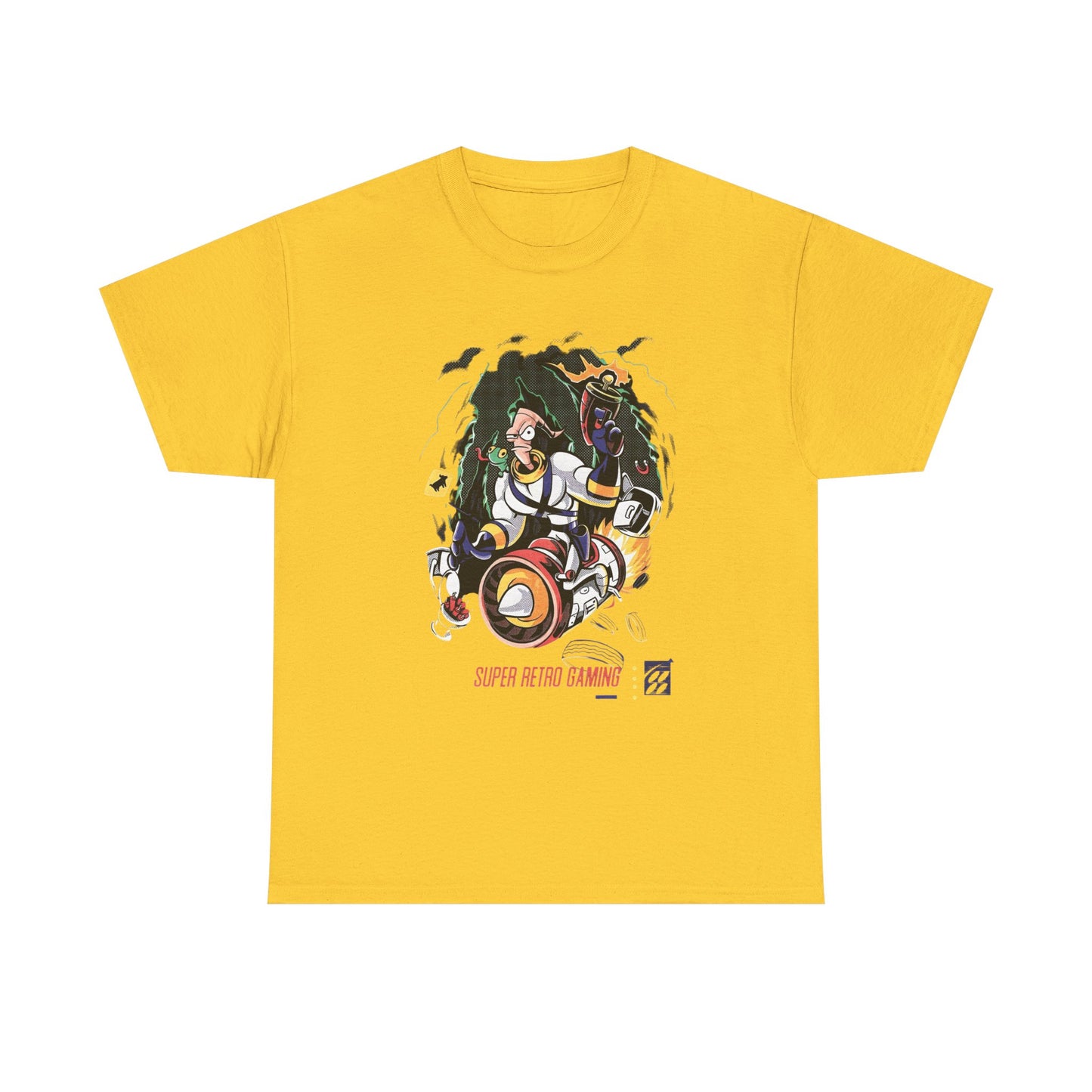 Earth Worm Jim Vintage Gaming Retro Graphic T Shirt NEW Unisex Heavy Cotton Tee