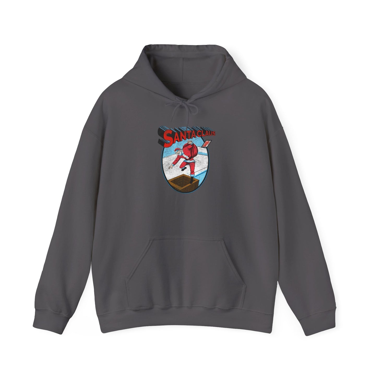 Santa Clause Superhero Graphic Hoodie NEW Unisex Heavy Blend™ Hooded Sweatshirt