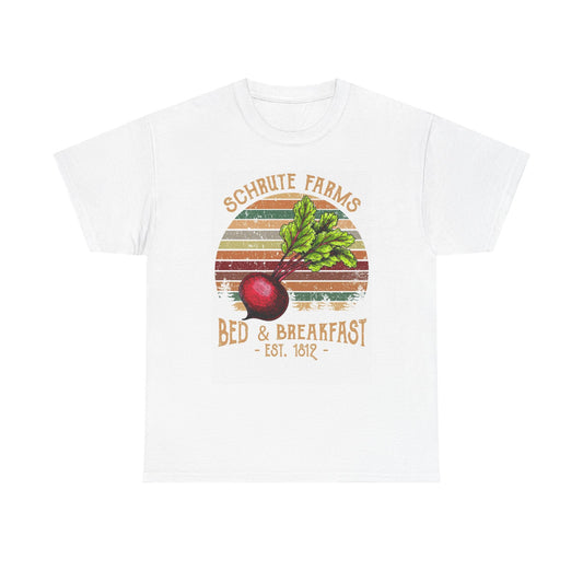 Schrute Farms Graphic T Shirt The Office Unisex Heavy Cotton Tee Dwight