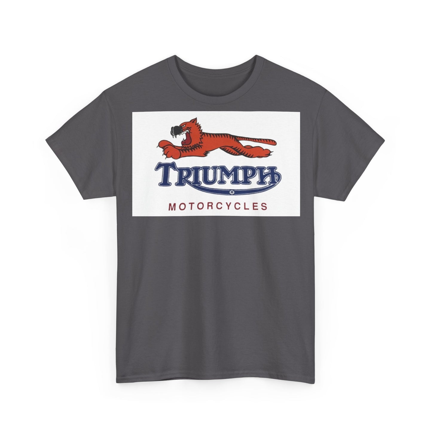 Triumph T-shirt vintage motorcycles nostalgia Tiger Unisex Heavy Cotton Tee