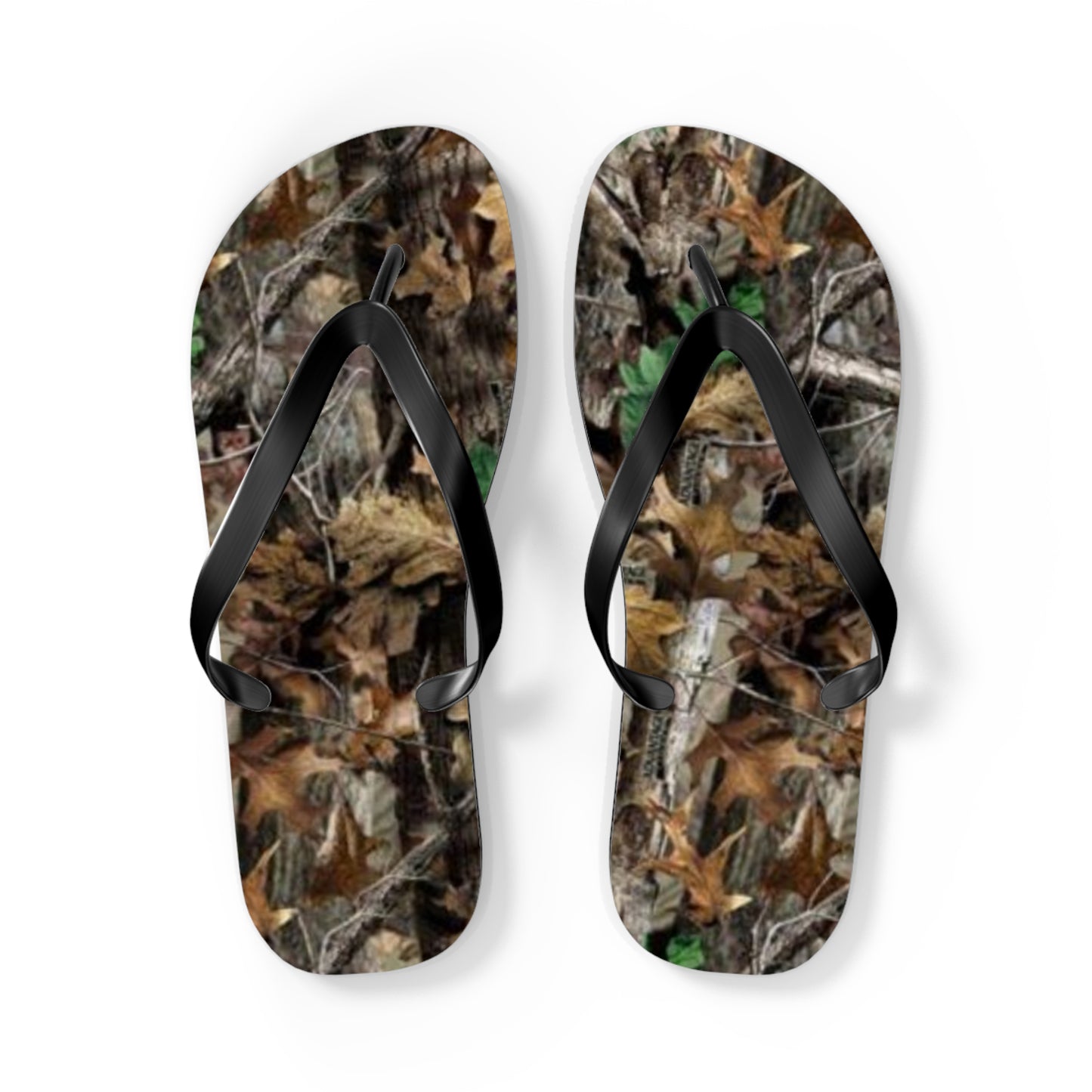 Waves And Sun Camo Tree Sandals Summer Flip Flops Slides BRAND NEW