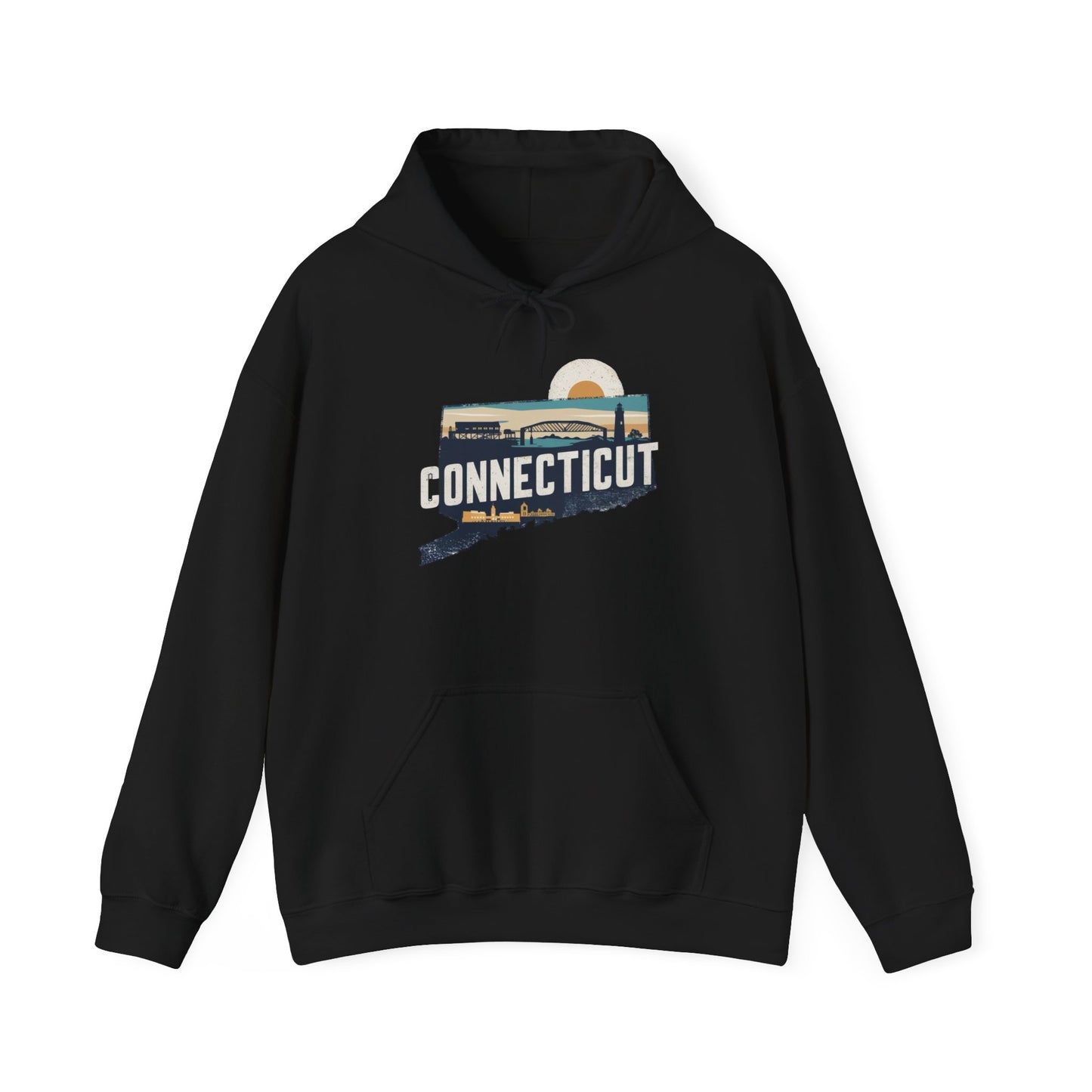 Connecticut Graphic Hoodie Hooded NEW Sweatshirt Adult