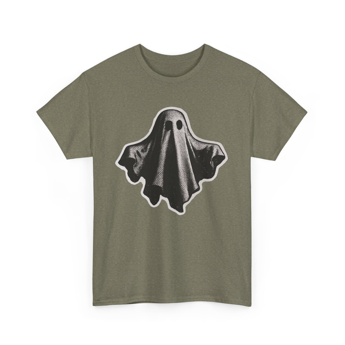 Ghost Graphic T Shirt Unisex Heavy Cotton NEW Tee