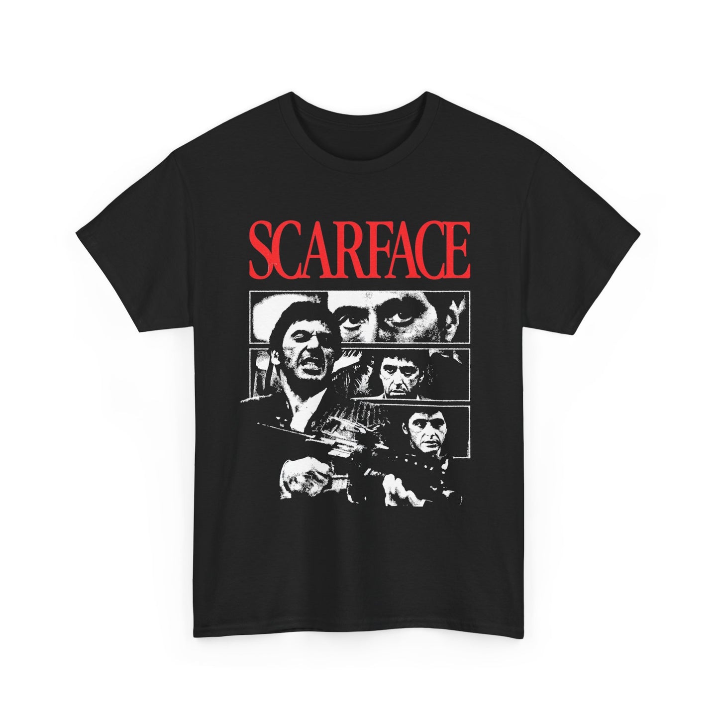 Scarface Vintage Movie Miami Graphic T Shirt NEW ADULT Unisex Heavy Cotton Tee