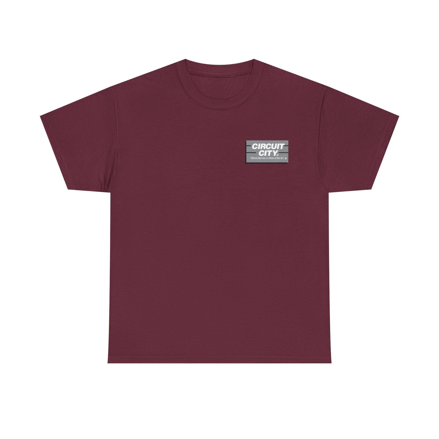 Circuit city T-shirt vintage graphic employee shirt retro design Unisex Heavy