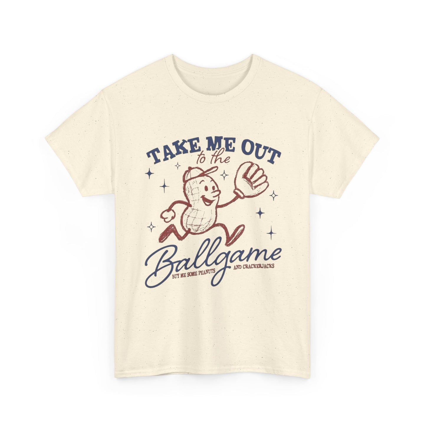 Take Me Out To The Ballgame Graphic T Shirt NEW Unisex Heavy Cotton Tee