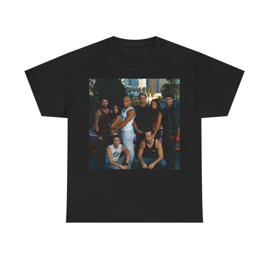 The Fast and The Furious T-shirt Vintage cast merch Unisex Heavy Cotton Tee