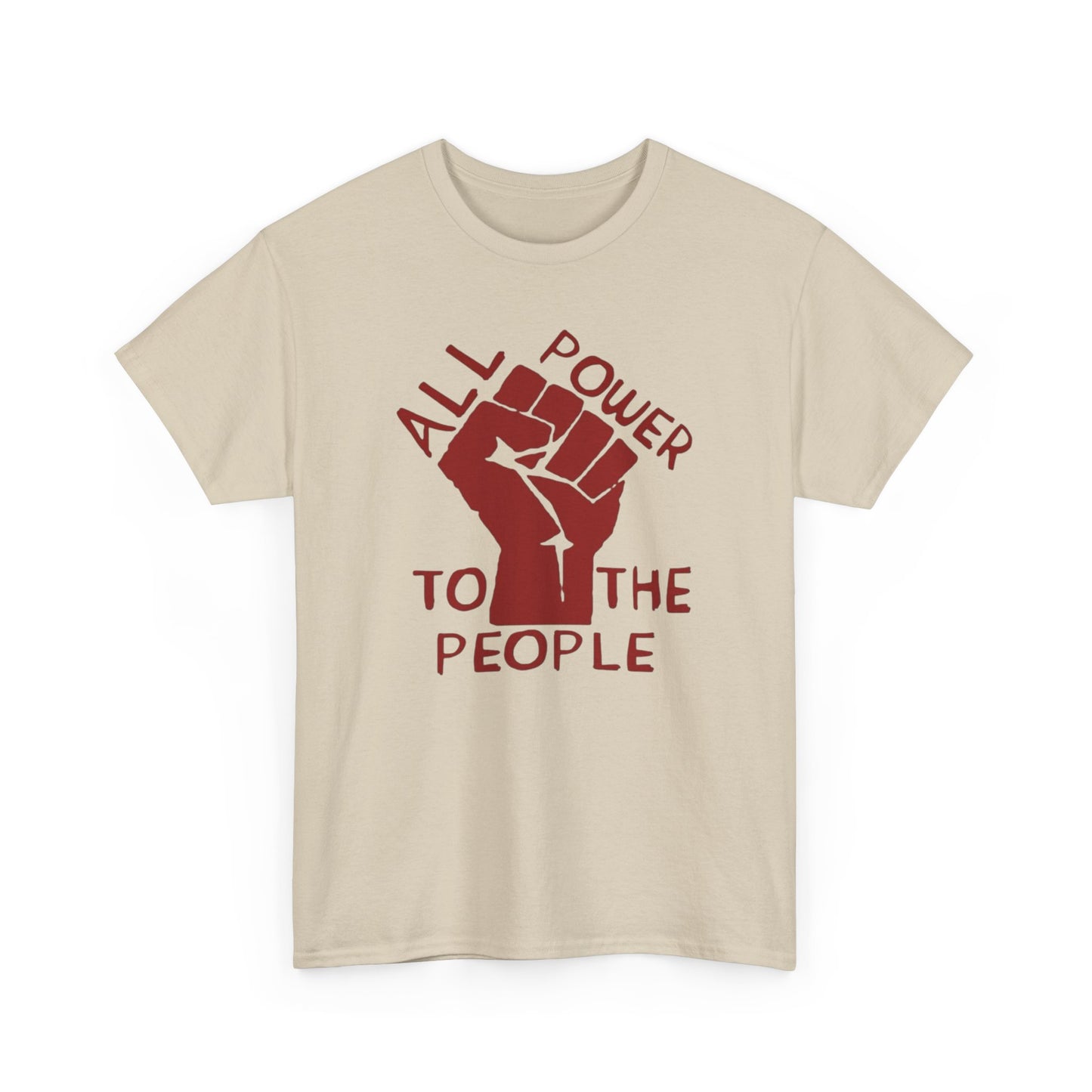 NO KINGS Power To The People Graphic T Shirt NEW Unisex Heavy Cotton Tee