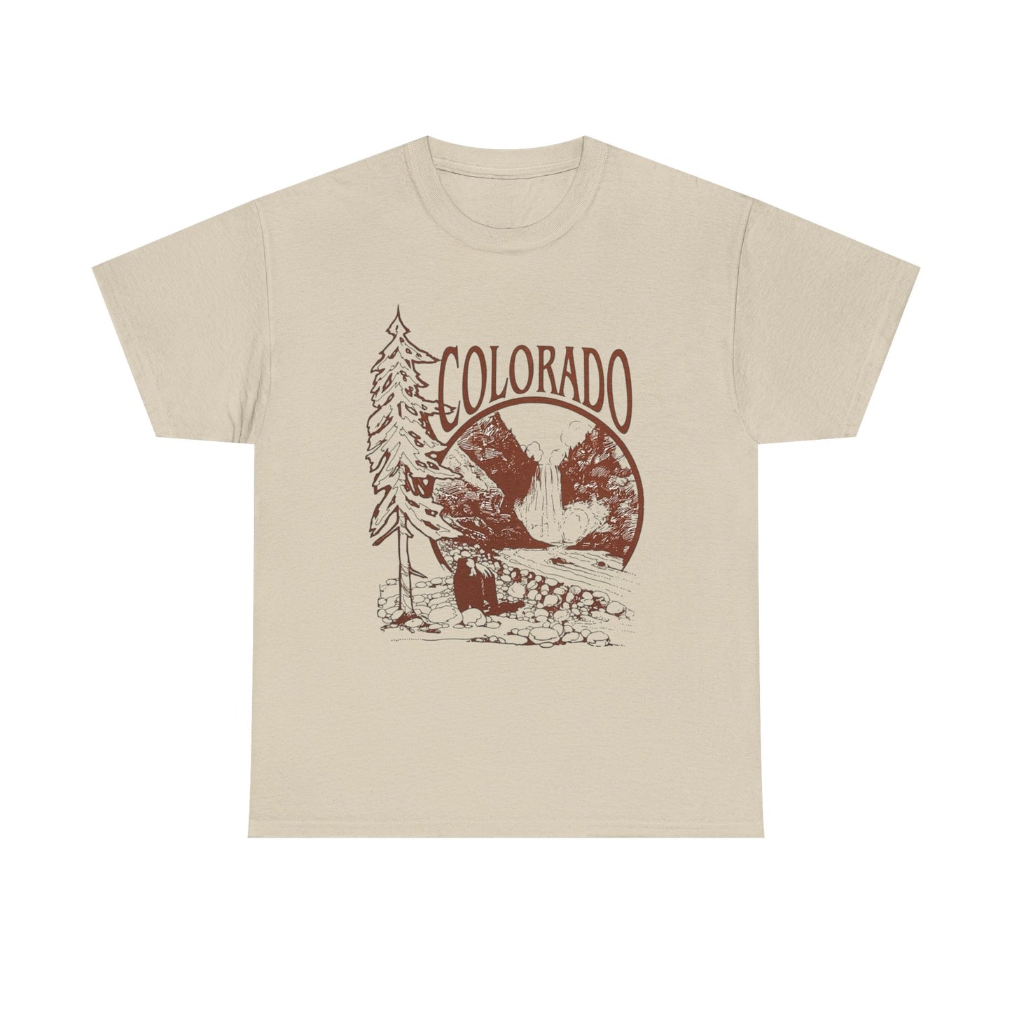 Colorado Wilderness Graphic T Shirt Unisex Heavy Cotton Tee