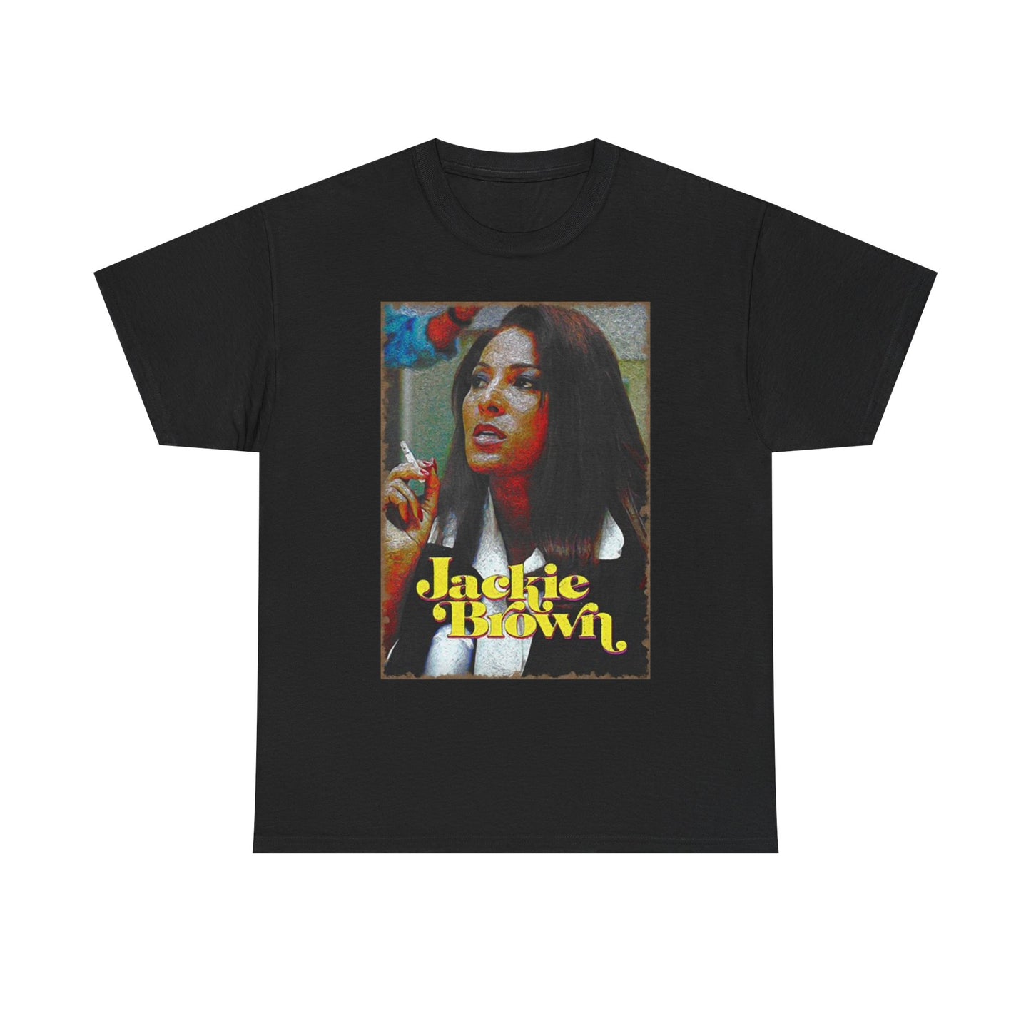 Jackie Brown Graphic T Shirt Vintage Poster Retro Unisex Heavy Cotton Tee