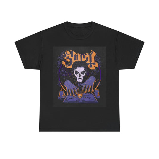 Ghost T-shirt Metal Heres Papa vintage merch Unisex Heavy Cotton Tee