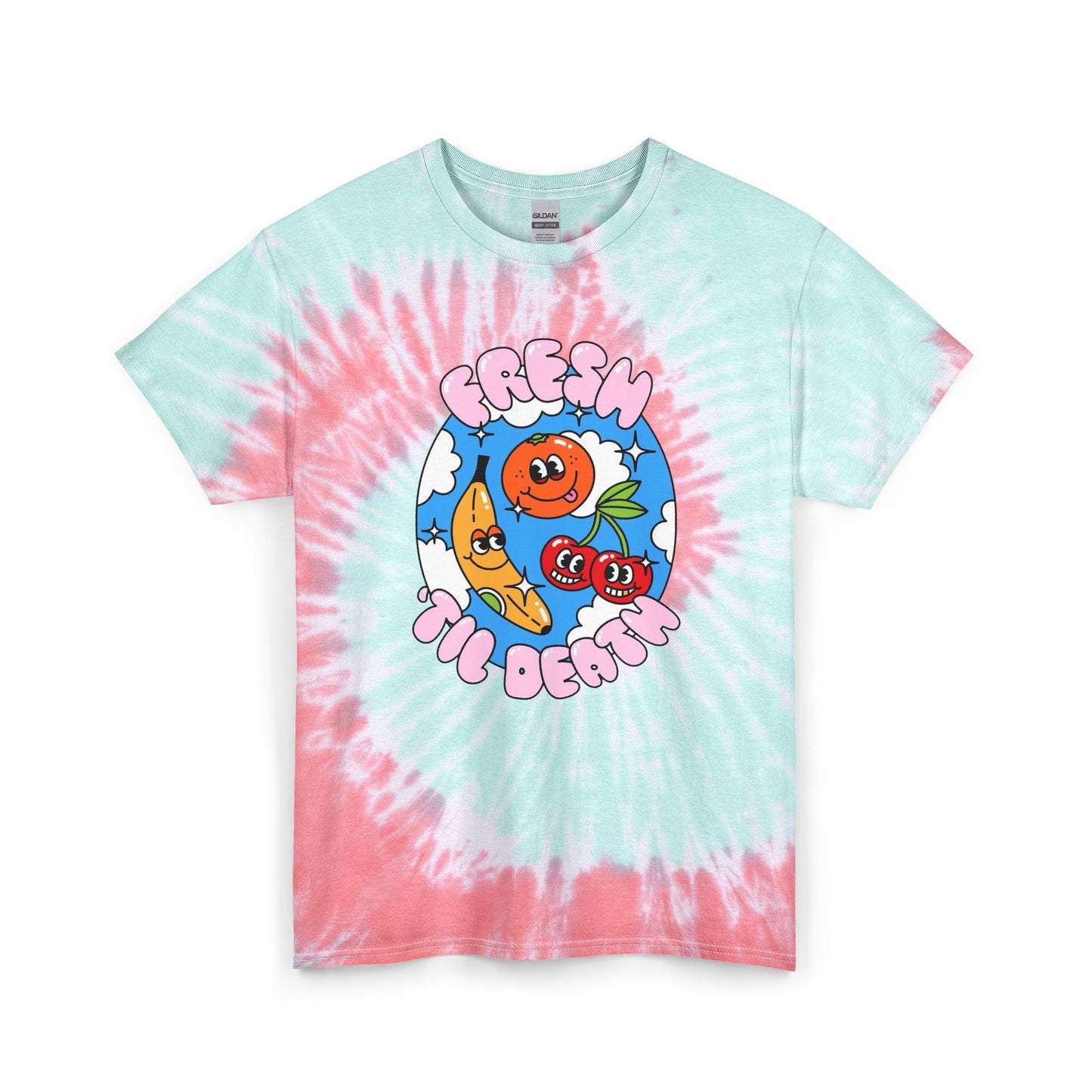 Fresh Till Death Graphic T Shirt Unisex Tie Dye Cotton Tee Gift