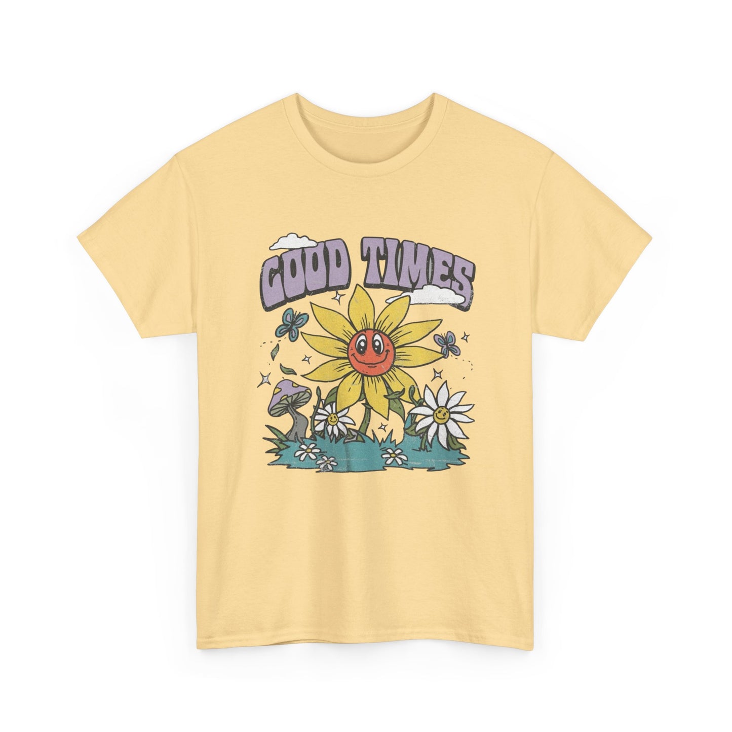 Good Times Graphic T Shirt NEW ADULT Unisex Heavy Cotton Tee