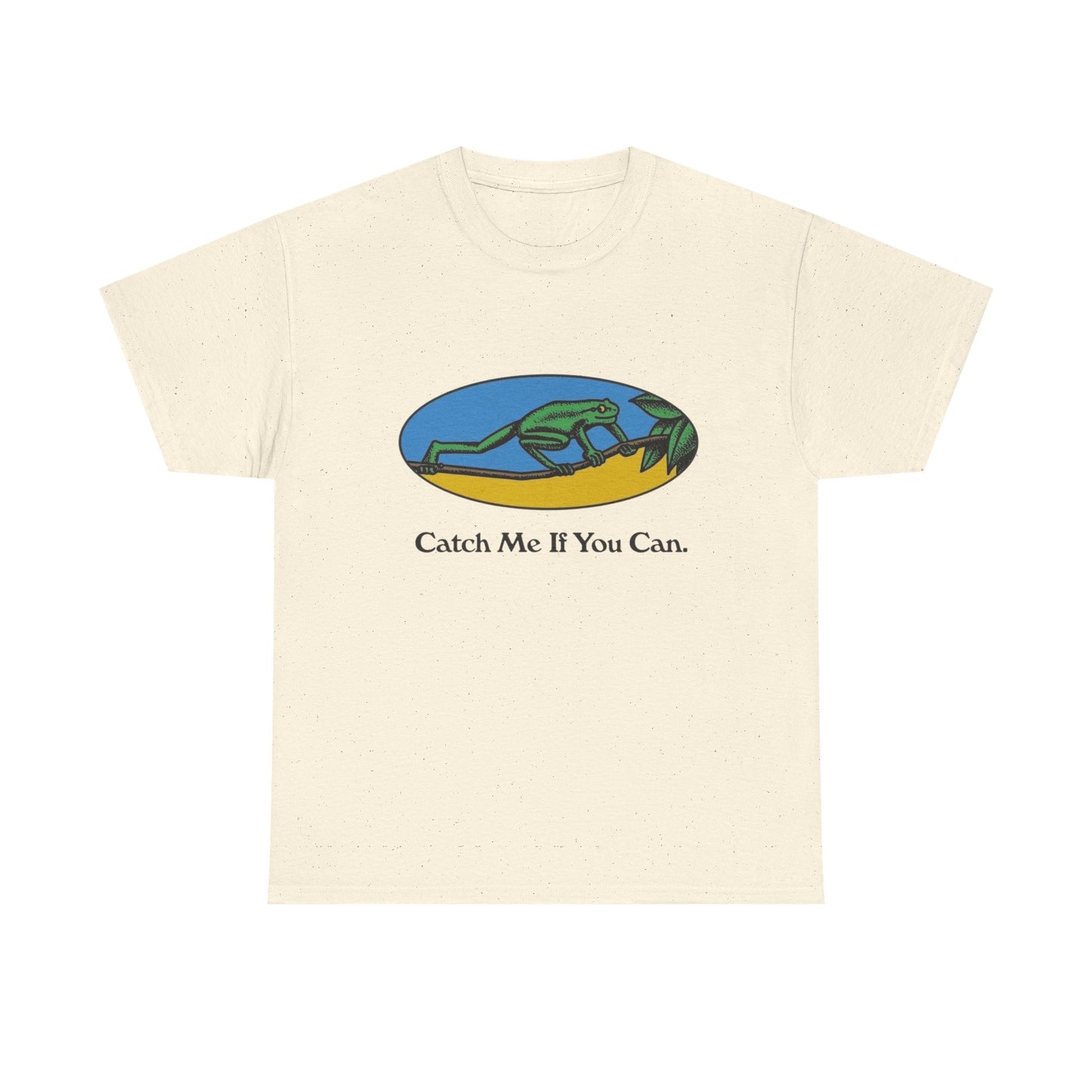 Catch Me If You Can Retro Graphic T Shirt NEW Adult Regular Heavy Cotton Tee