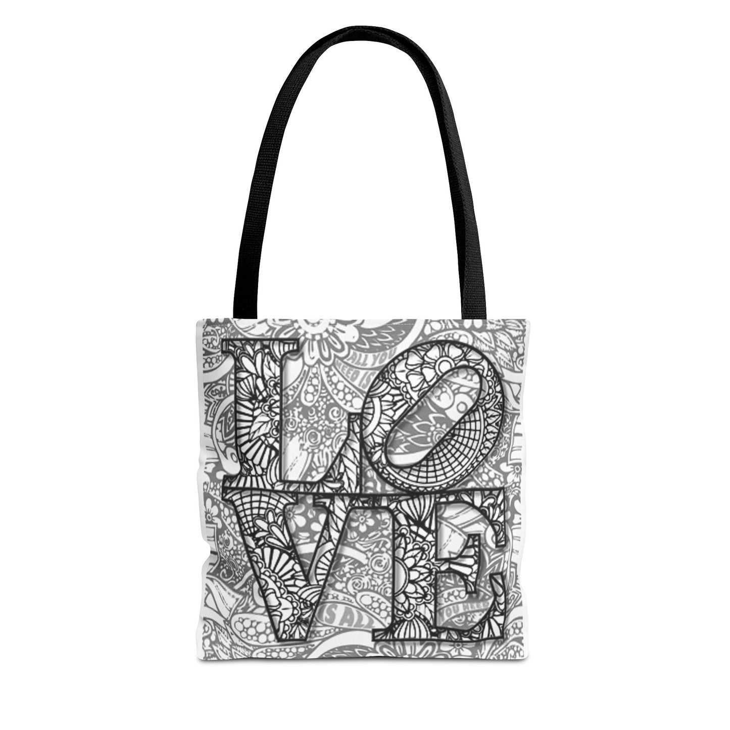 LOVE Multi Color BRAND NEW MODERN Tote Bag (AOP)
