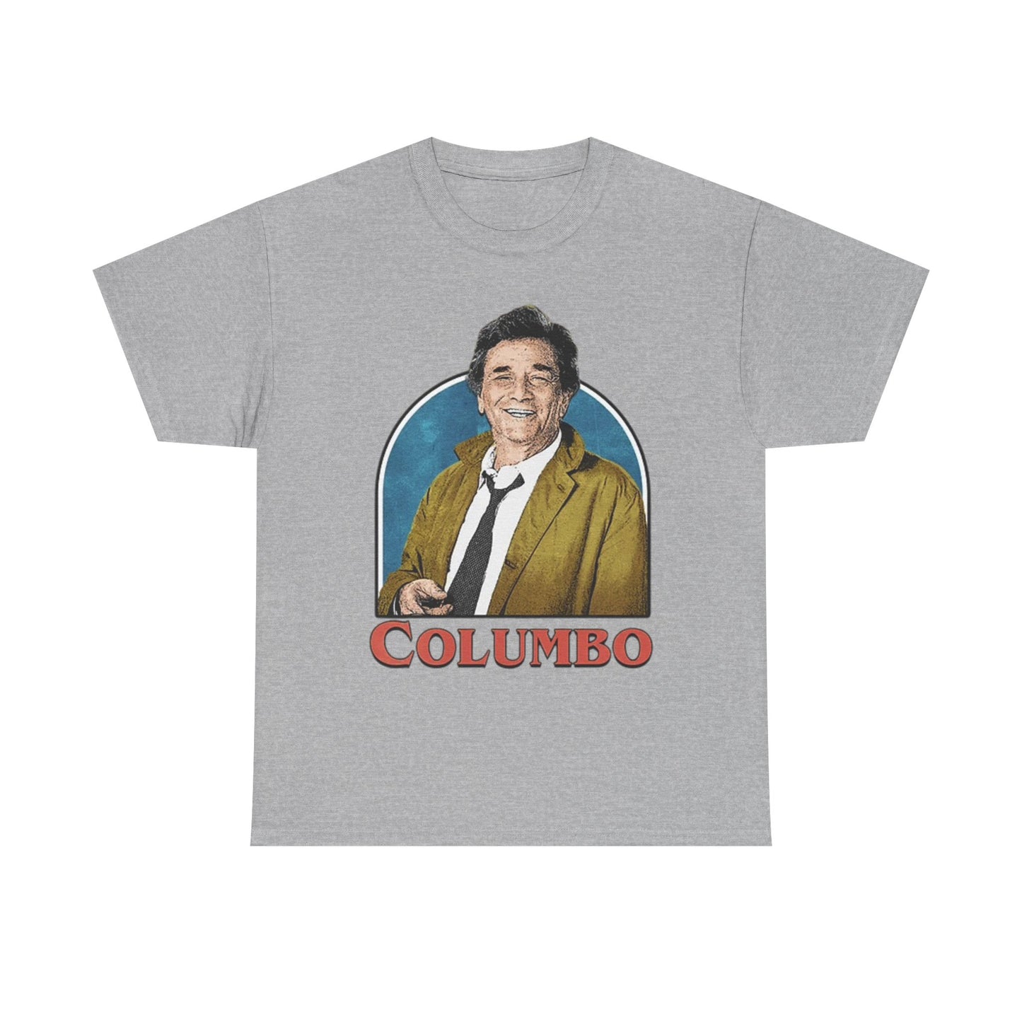 Colombo Graphic T Shirt Vintage Tv Series Retro Unisex Heavy Cotton Tee
