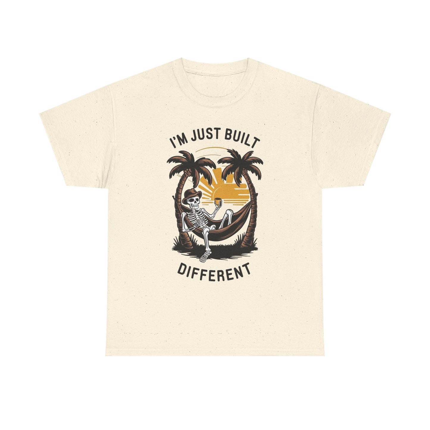 I'm Just Built Different Graphic T Shirt NEW ADULT Unisex Heavy Cotton Tee