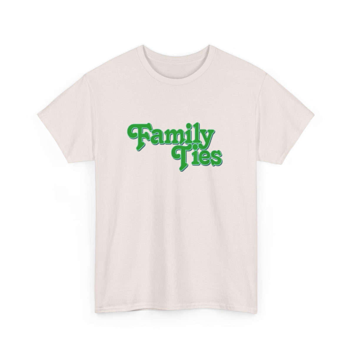 Family Ties Graphic T Shirt Vintage Retro Tv Series Unisex Heavy Cotton Tee