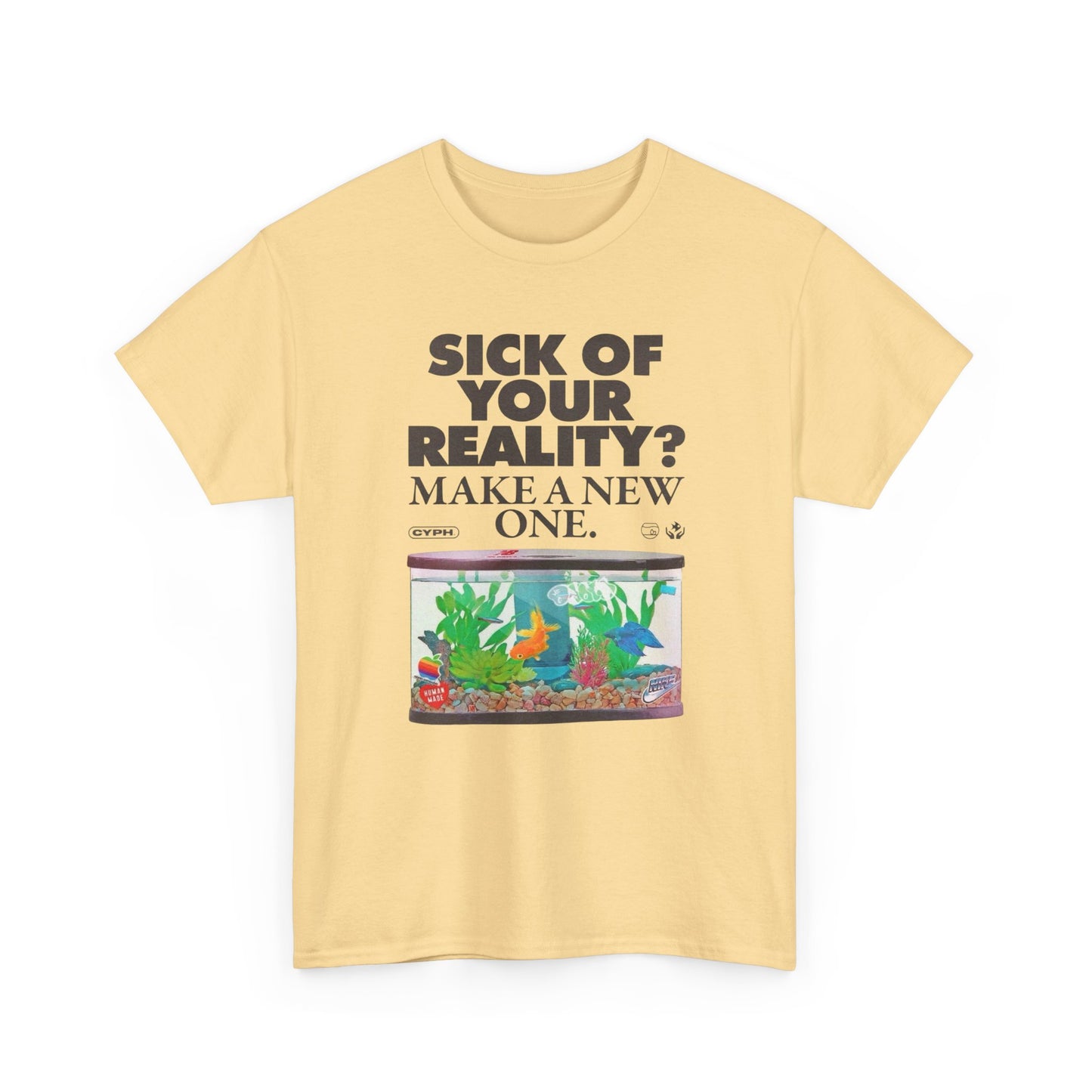 Sick Of Your Reality Vintage Graphic T-Shirt, Unisex Cotton Shirt