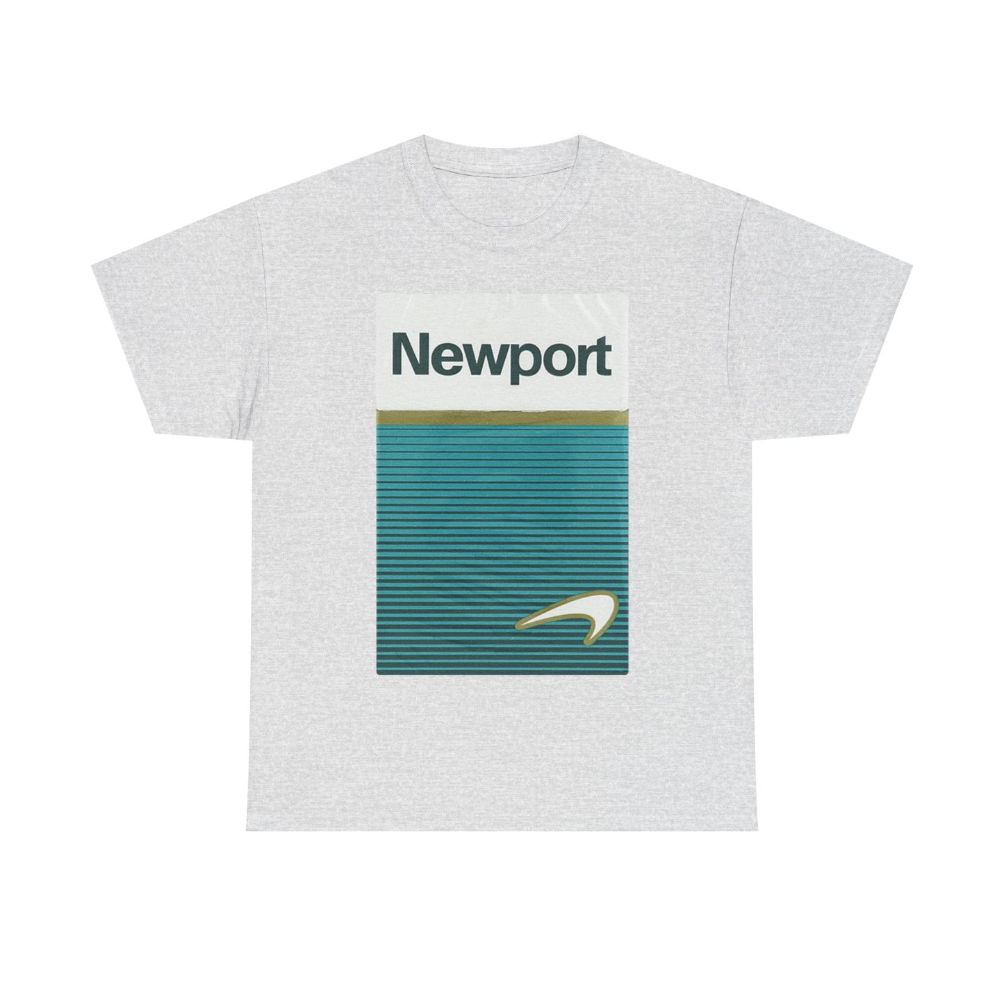 Newport Tshirt Cigarette menthol Logo vintage retro Unisex Heavy Cotton Tee