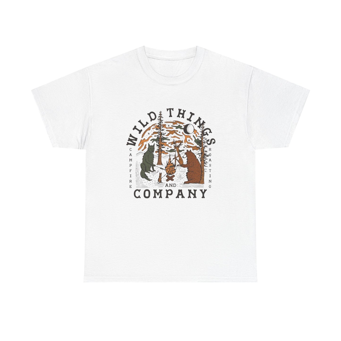 Wild Things Company Camping Graphic T Shirt NEW Adult Tee