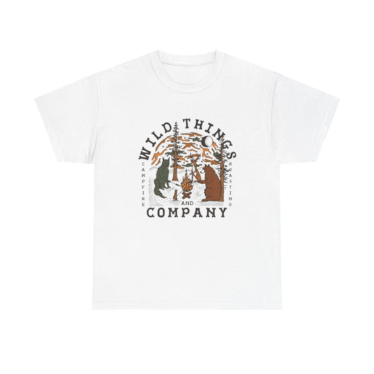 Wild Things Company Camping Graphic T Shirt NEW Adult Tee