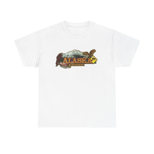 Alaska State BRAND NEW T Shirt Graphic Apparel Unisex Heavy Cotton Tee