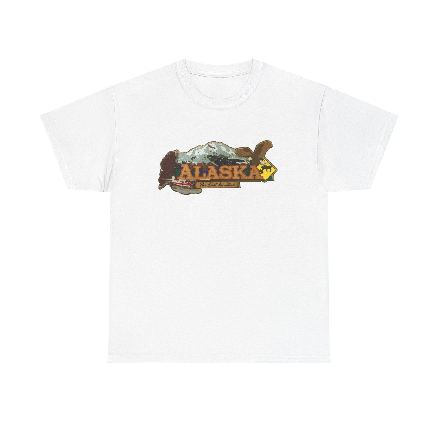 Alaska State BRAND NEW T Shirt Graphic Apparel Unisex Heavy Cotton Tee