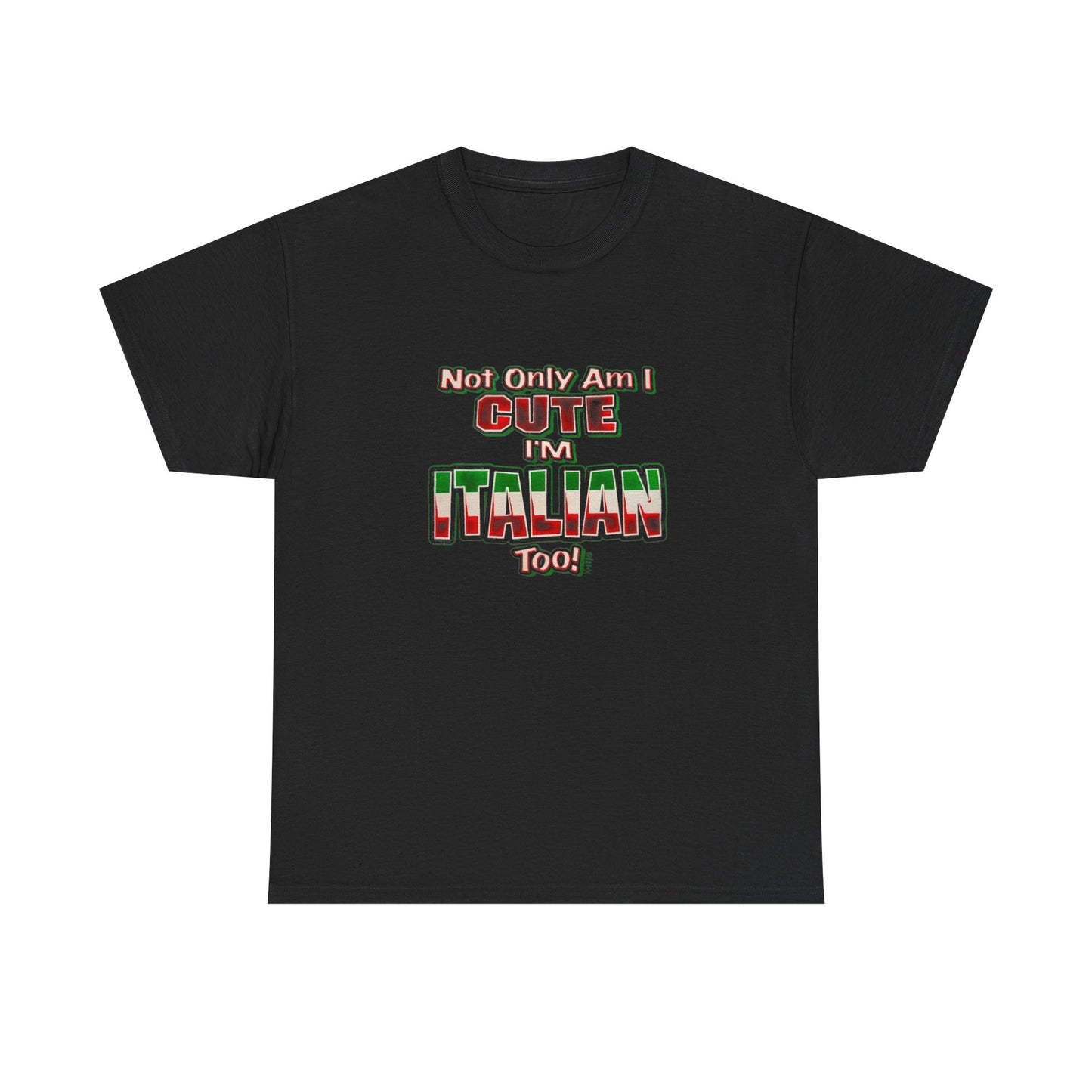 Cute Italian Funny Graphic T Shirt NEW Unisex Heavy Cotton Tee