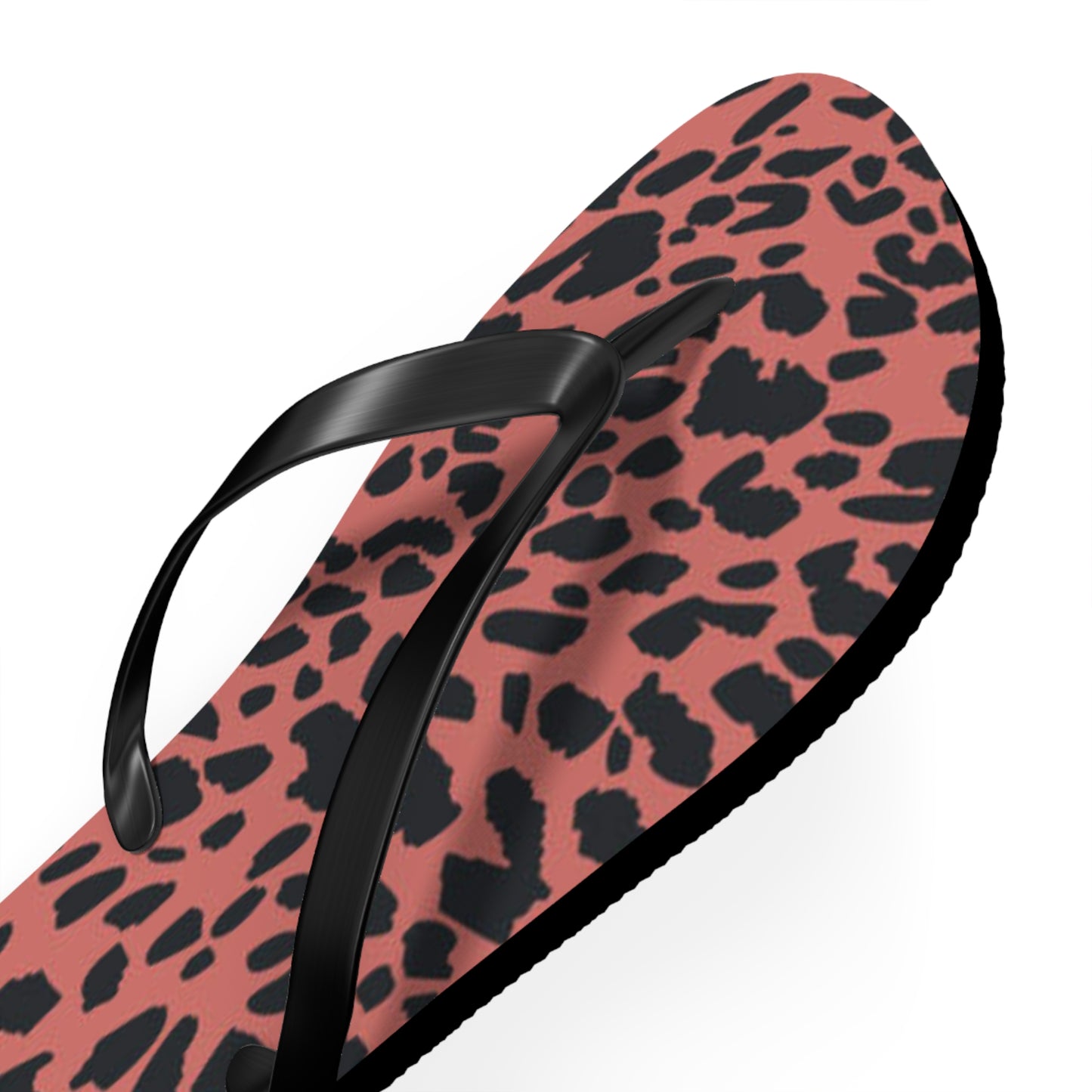 Pink Animal Beach Sandals, Slides for Summer, Flip Flops, Water Resistant