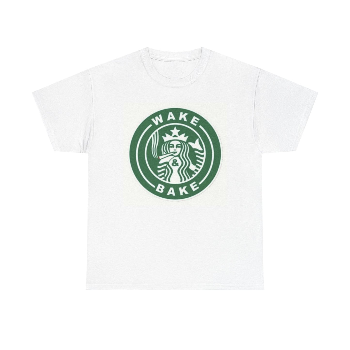Wake And Bake Funny Graphic T Shirt Unisex Heavy Cotton Tee BRAND NEW