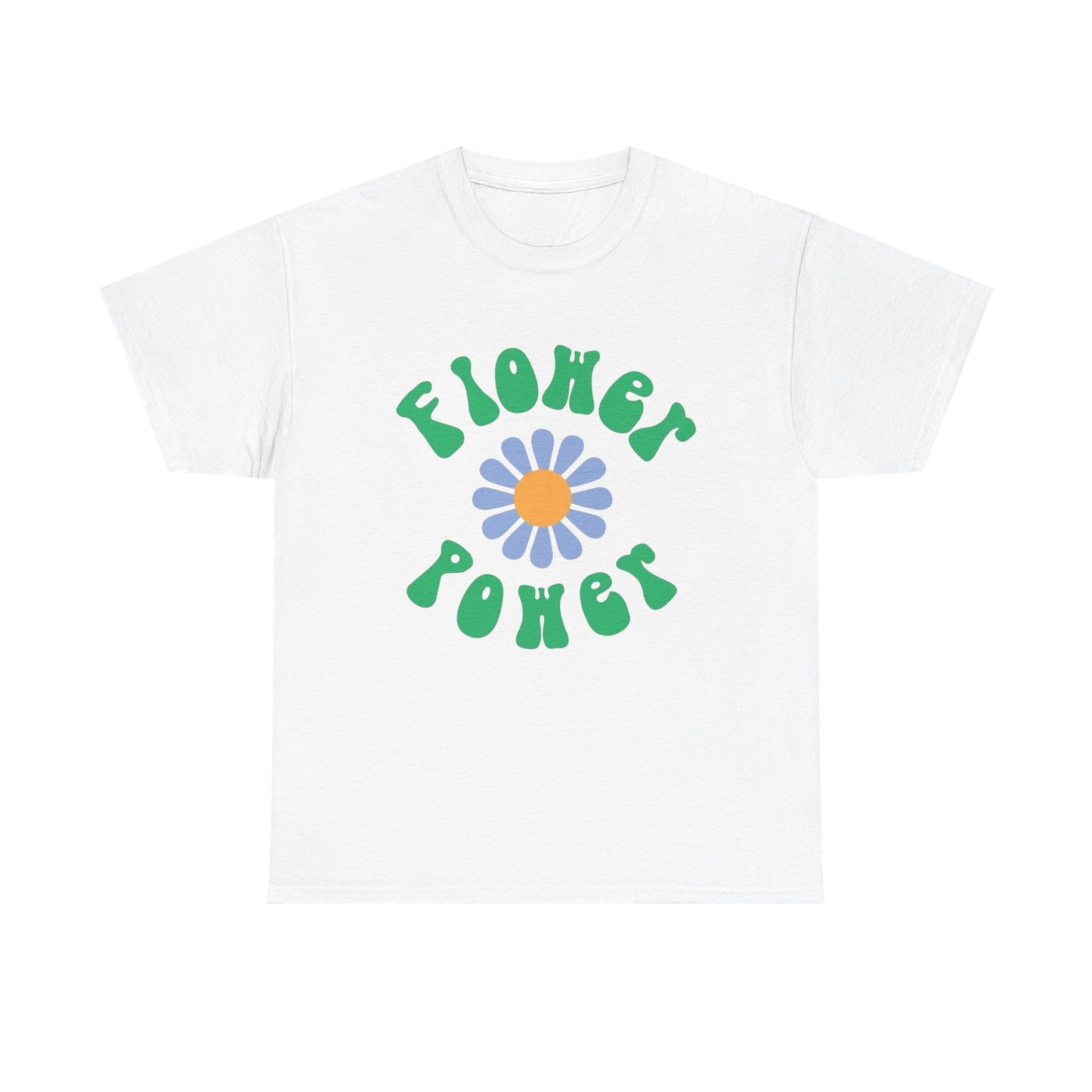 Flower Power Graphic T Shirt NEW Adult Cotton