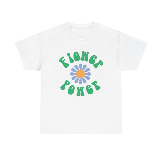 Flower Power Graphic T Shirt NEW Adult Cotton