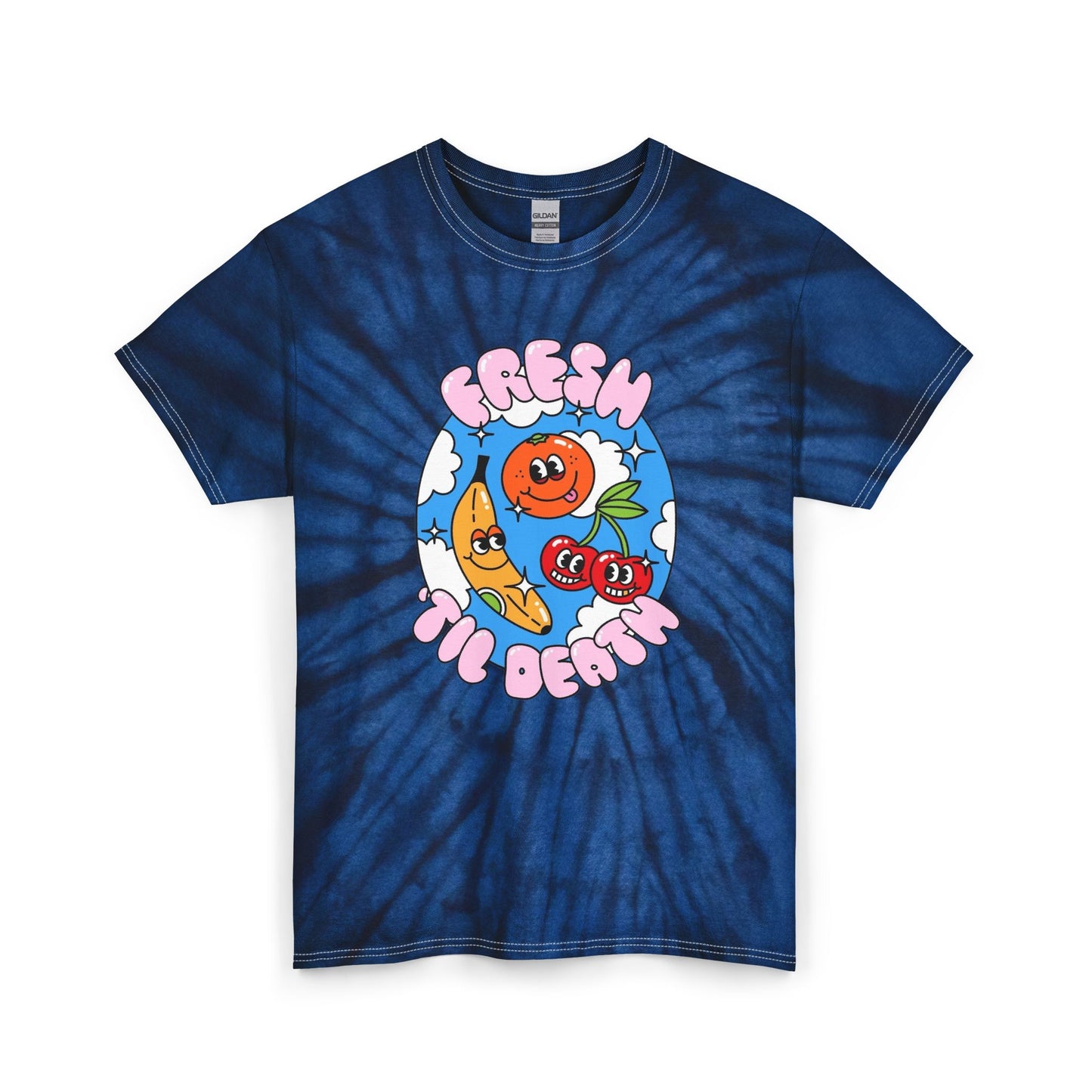 Fresh Till Death Graphic T Shirt Unisex Tie Dye Cotton Tee Gift