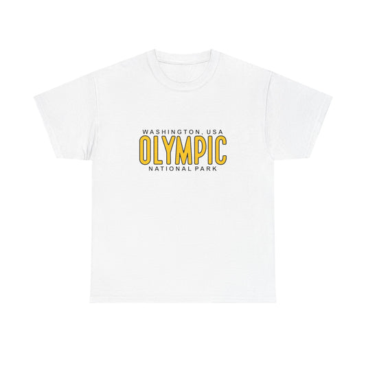 Olympic Washington Graphic T Shirt Heavy Cotton Tee